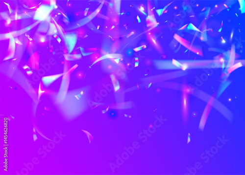 Carnival Background. Color Burst. Glare Concept. Surprise Poster. Happy Iridescent Illustration. Pink Light Effect. Unicorn Flag. Disco Ribbon. Blue Carnival Background