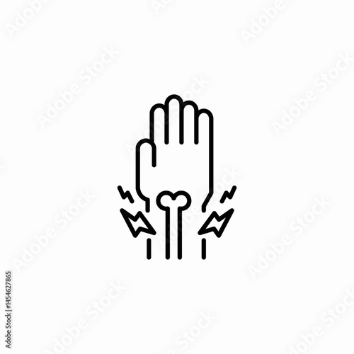 physical therapy icon sign vector