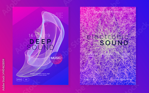 Dj Design. Fest Concert Template. Trance Invite. Violet Techno Set. Green Sound Flyer. Music Background. Nightclub Beat Invitation. Pink Dj Design