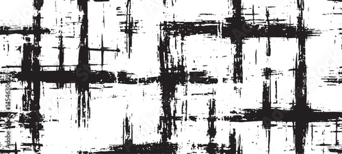 Grunge Crosshatch Texture Background with Intersecting Lines and Distressed Effects