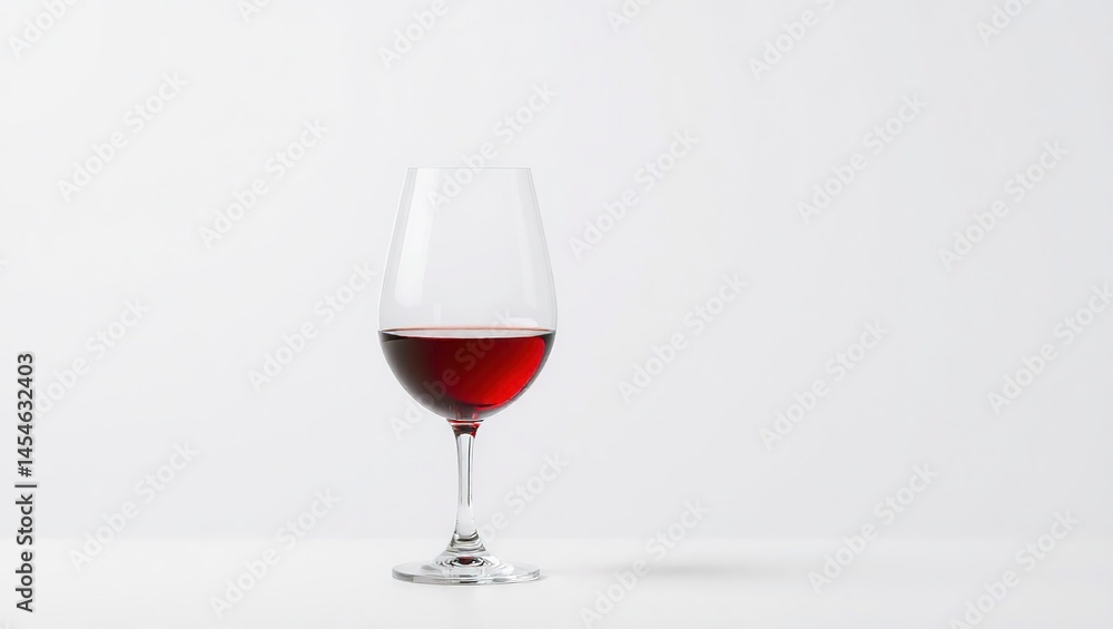 Elegant Wine Glass Logo, High-Quality Product Shot with Blank Space for Branding Elegant Wine Glass Logo, High-Quality Product Shot with Blank Space for Branding