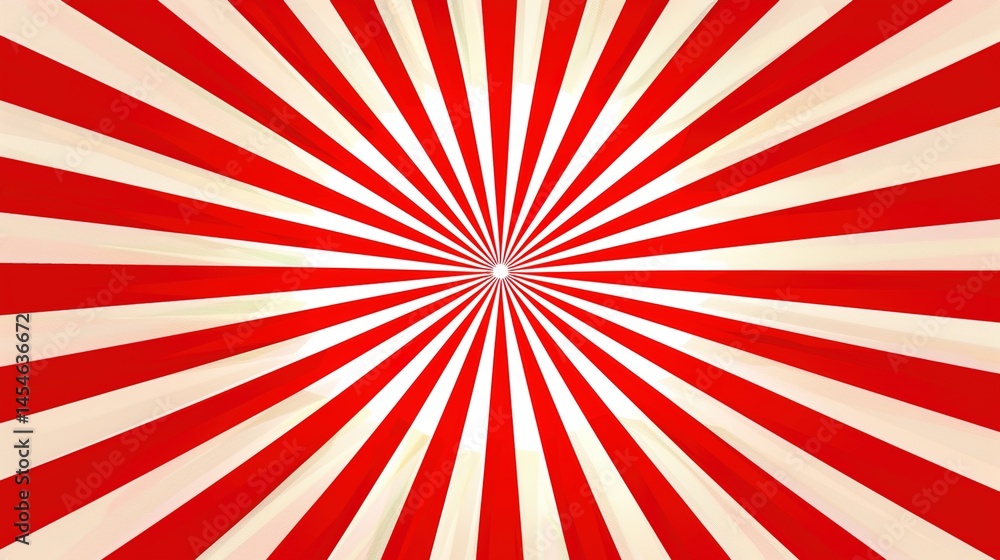 Fototapeta premium Red Radial Pattern Background: Dive into the Mesmerizing World of Radiant and Dynamic Designs