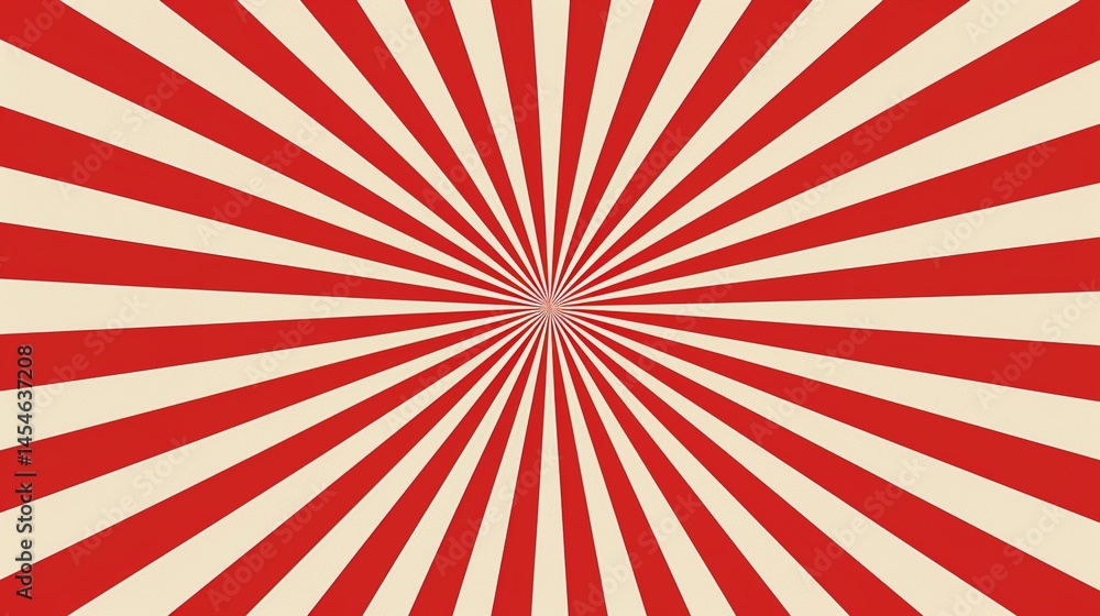 Fototapeta premium Red Radial Pattern Background: Dive into the Mesmerizing World of Radiant and Dynamic Designs