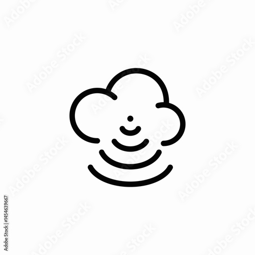 cloud connection icon sign vector