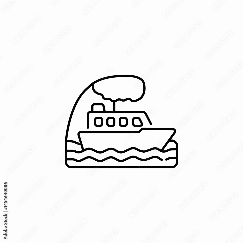 cruise ship icon sign vector cruise ship icon sign vector