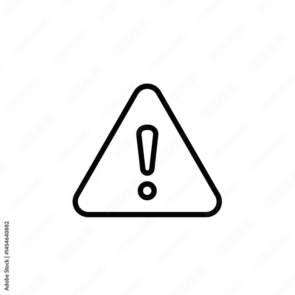 Lab safety sign — exclamation in triangle Lab safety sign — exclamation in triangle