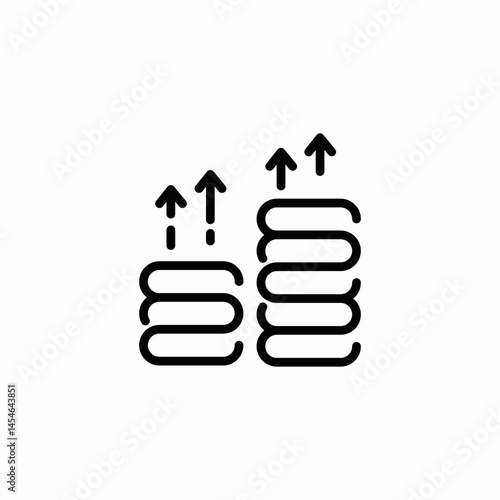 increased investment icon sign vector