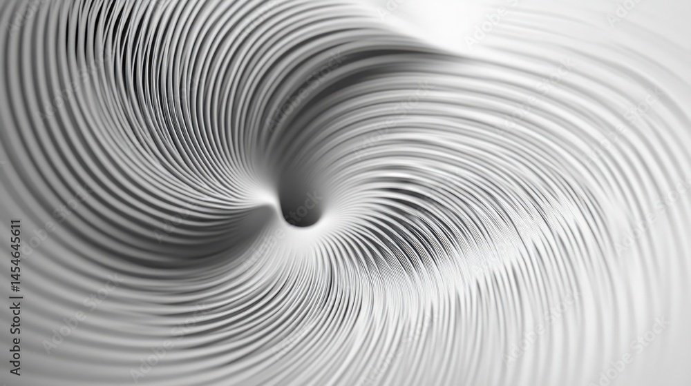 Obraz premium Black and White Swirling Lines Background Texture
