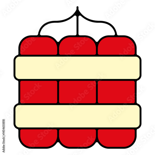 Icones pictogramme symbole bombe explosif