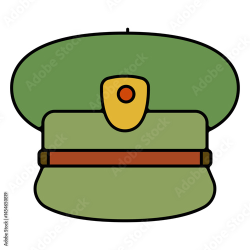 Icones pictogramme symbole caquette militaire