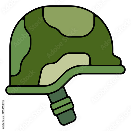 Icones pictogramme symbole casque militaire