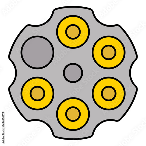 Icones pictogramme symbole chargeur balles