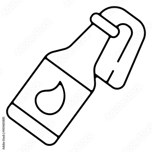 Icones pictogramme symbole cockail molotof