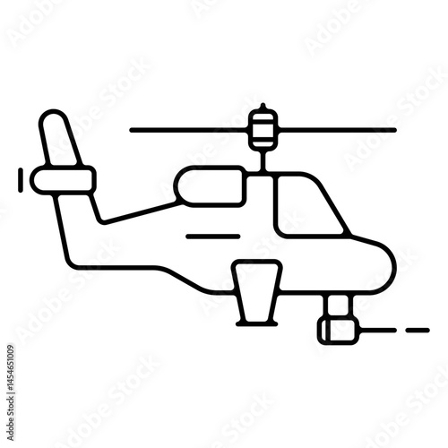 Icones pictogramme symbole hélicoptère attaque