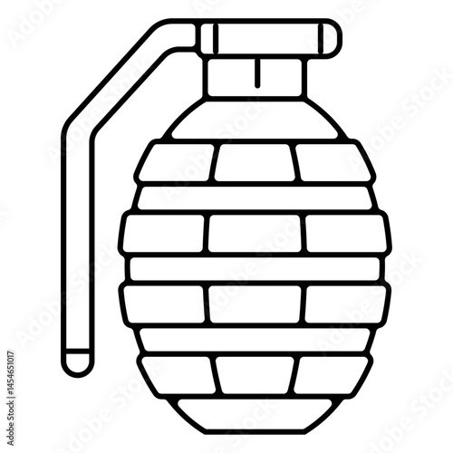 Icones pictogramme symbole grenade fragment militaire