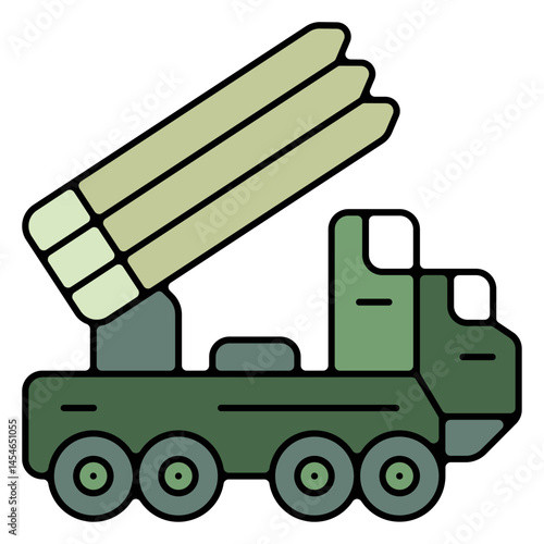 Icones pictogramme symbole lance missiles