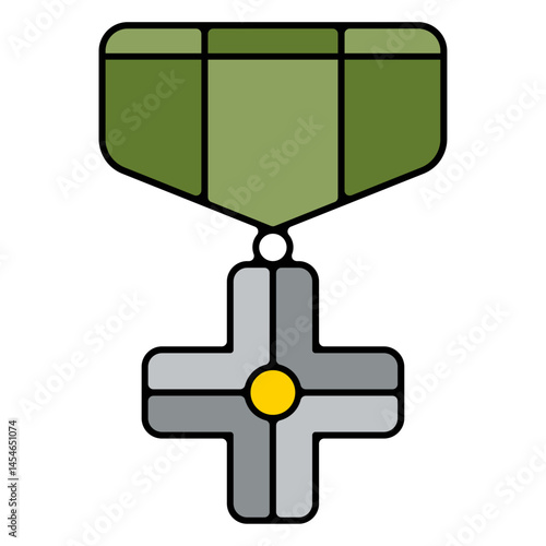Icones pictogramme symbole medaille soldat armee