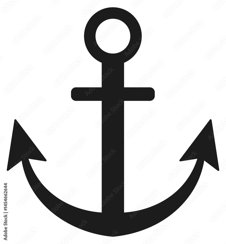 anchor on white background anchor on white background