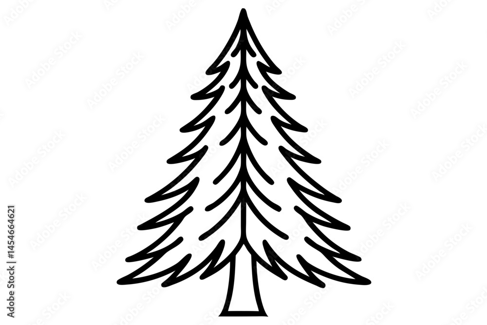Minimalist Black Line Art of a Pine Tree – Clean Forest Tree SVG Design
Minimalist Black Line Art of a Pine Tree – Clean Forest Tree SVG Design