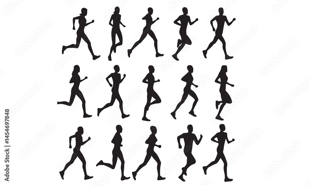 Long jump silhouette Long jump silhouette
