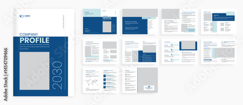 company profile business brochure design