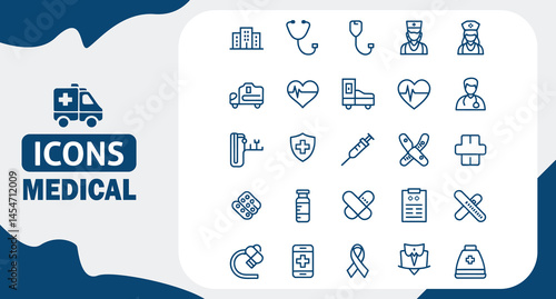icons tem medical care icon, medical icon, illustration, design, vector, symbol, icon set, background, editable stroke, icon symbol, line icon, event, lifestyles, outline, happiness, celebration, deco