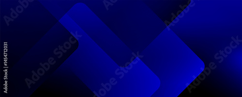 Abstract blue background with glowing geometric lines. Modern blue gradient square shape design. Futuristic technology concept. Suit for brochure, corporate, website, poster, banner, cover modern