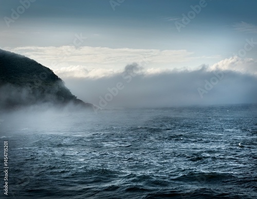 mist over the sea