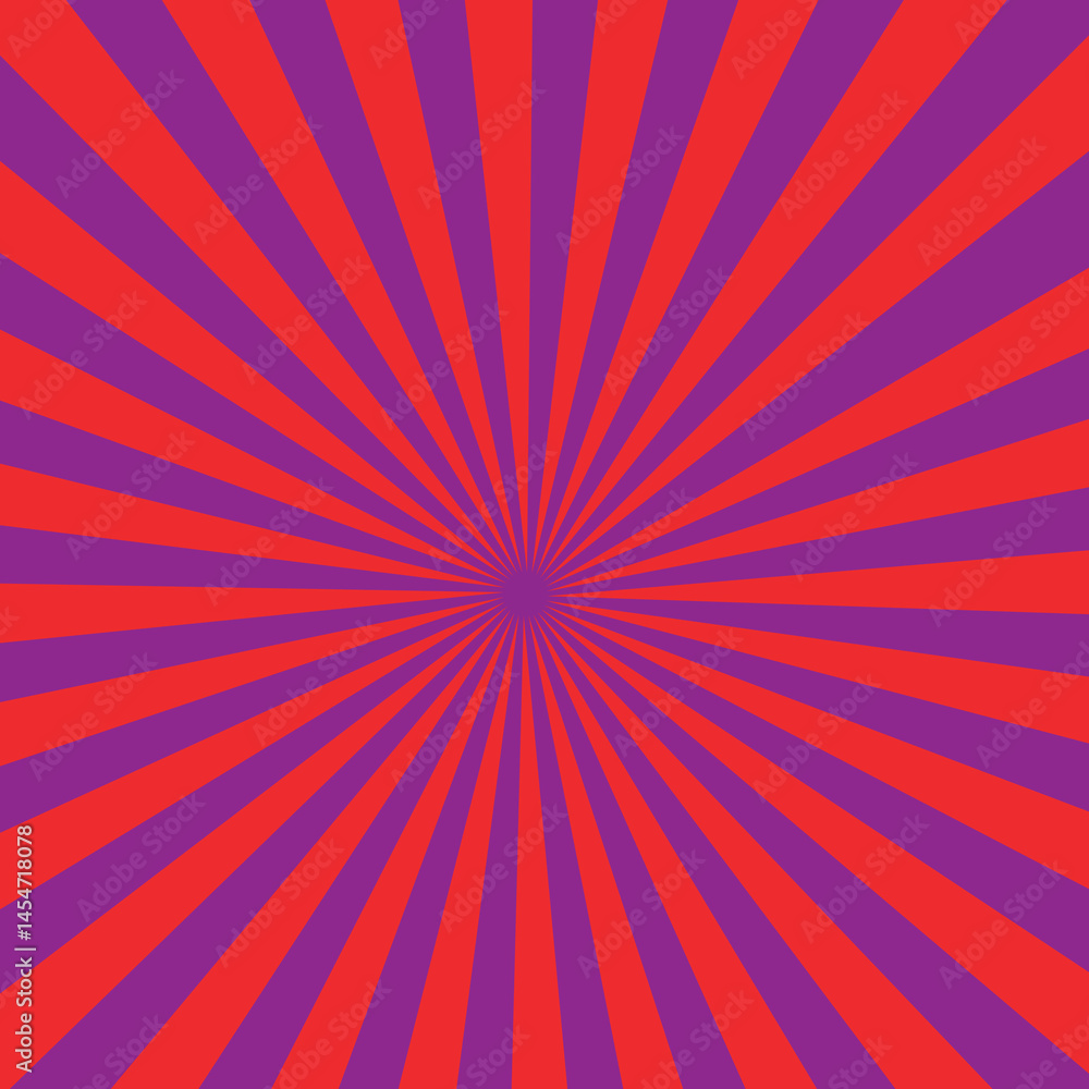 Fototapeta premium red and blue sunburst background