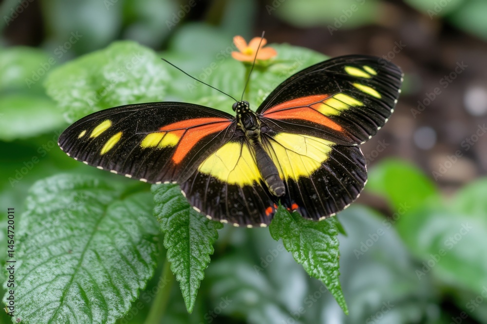 Fototapeta premium Vibrant Postman Butterfly 