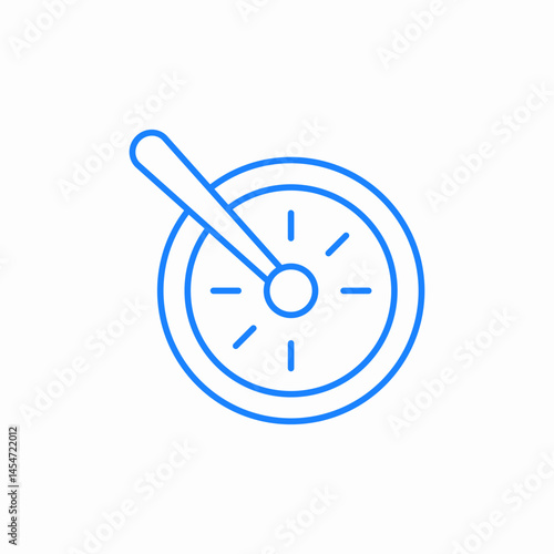 ab wheel outline icon sign vector