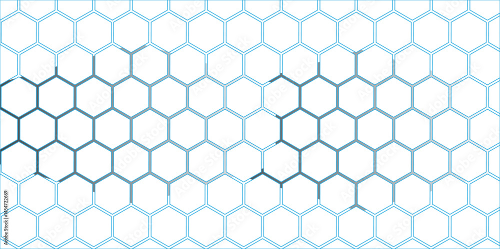 Fototapeta premium Seamless geometric pattern with blue triangles creates a modern vector design and texture