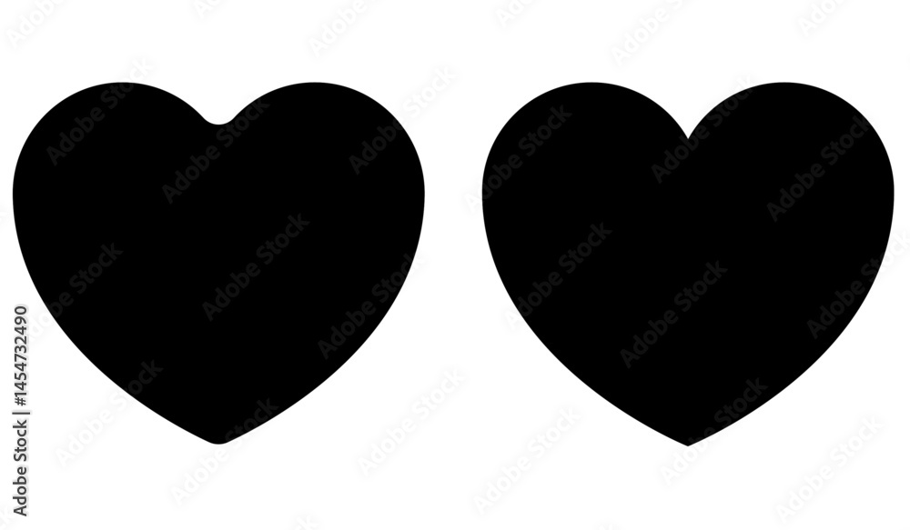 heart set in black colour, love hearts icon vector. Black heart in set vector image on white background. Black heart icon set vector. Various simple black vector hearts love icon. Heart collection. heart set in black colour, love hearts icon vector. Black heart in set vector image on white background. Black heart icon set vector. Various simple black vector hearts love icon. Heart collection.