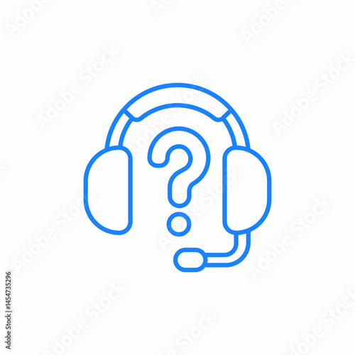 help support question icon sign vector