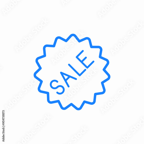 sale sign discount promotion offer icon sign vector