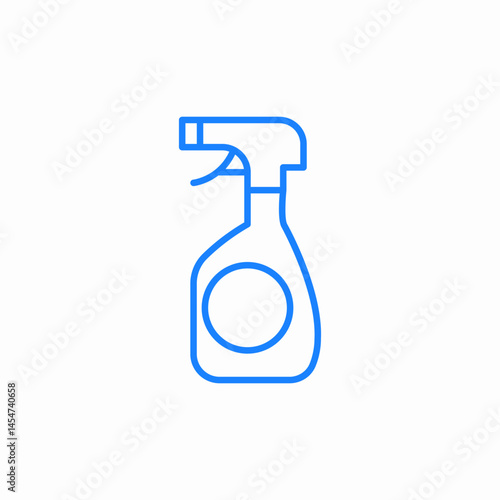 spray bottle icon sign vector