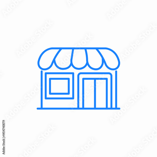 store or retail outlet icon sign vector