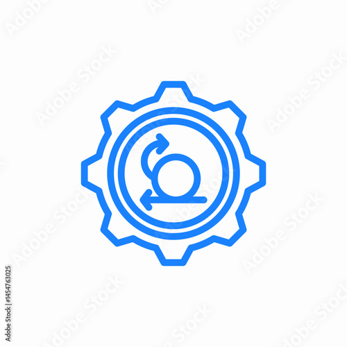 agile scrum management icon sign vector
