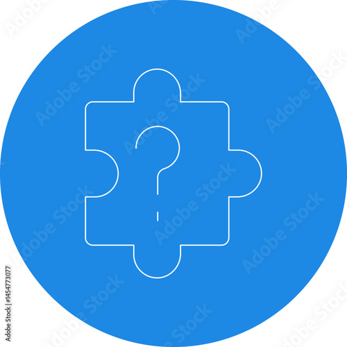 Puzzle single icon vector illustration