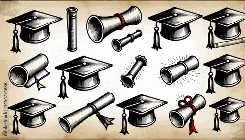 Diverse Cartoon Kids and Adults Learning_Technology and Education_Digital Literacy for All Ages_Illustrated Characters with Tablets and Books_