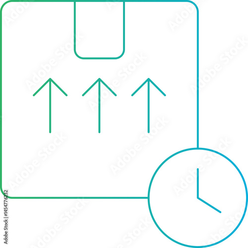 Time management single icon vector illustration