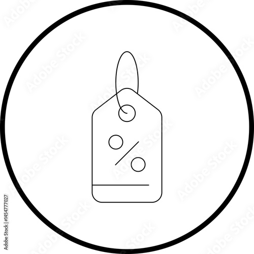 Price tag single icon vector illustration
