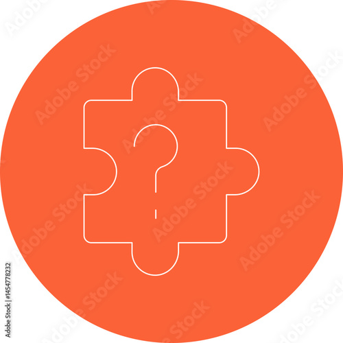 Puzzle single icon vector illustration