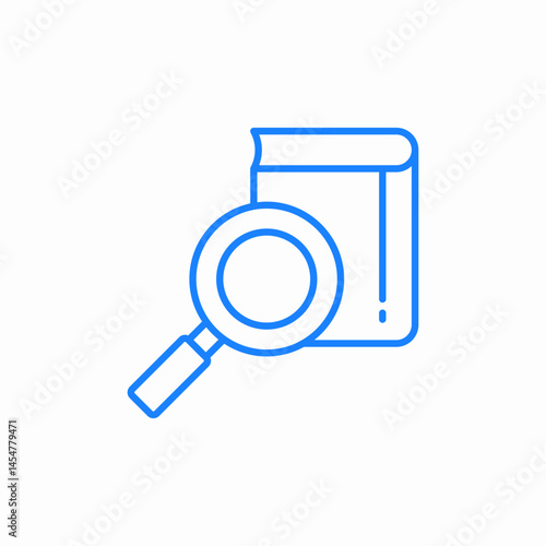 search book icon sign vector