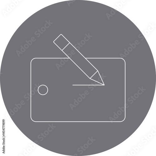 Write icon single vector illustration