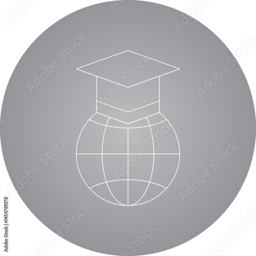 Education icon single vector illustration