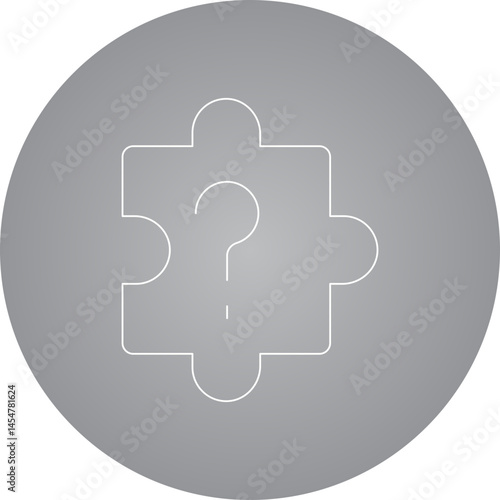 Puzzle single icon vector illustration