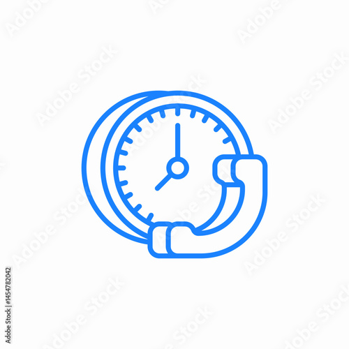 time phone call icon sign vector