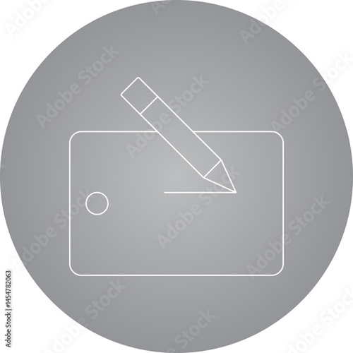 Write icon single vector illustration