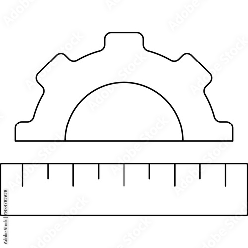 Setting single icon vector illustration